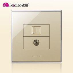 飛雕香檳金86型A9TV1DN1Z插座 齊家網(wǎng)產品庫詳解